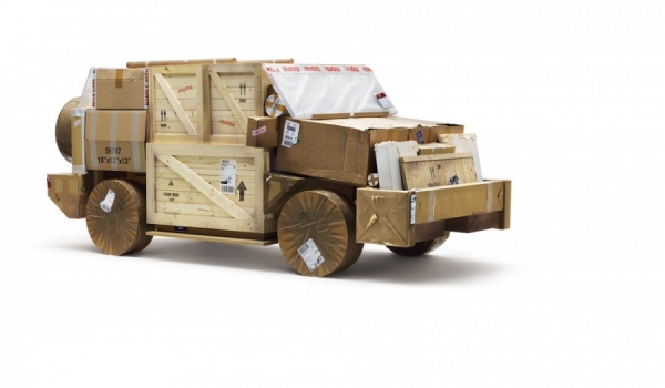 Photograph Andy Rudak Hsbc Crate Car on One Eyeland